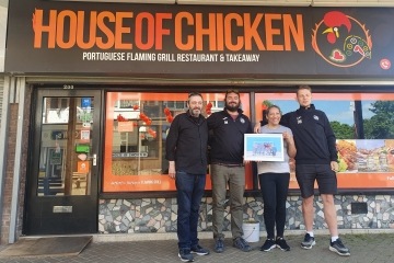 Sponsor Renewal! House of Chicken will continue to support our Youth Futsal Provision!